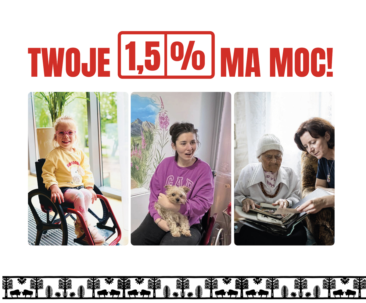 Twoje 1,5% ma moc!
